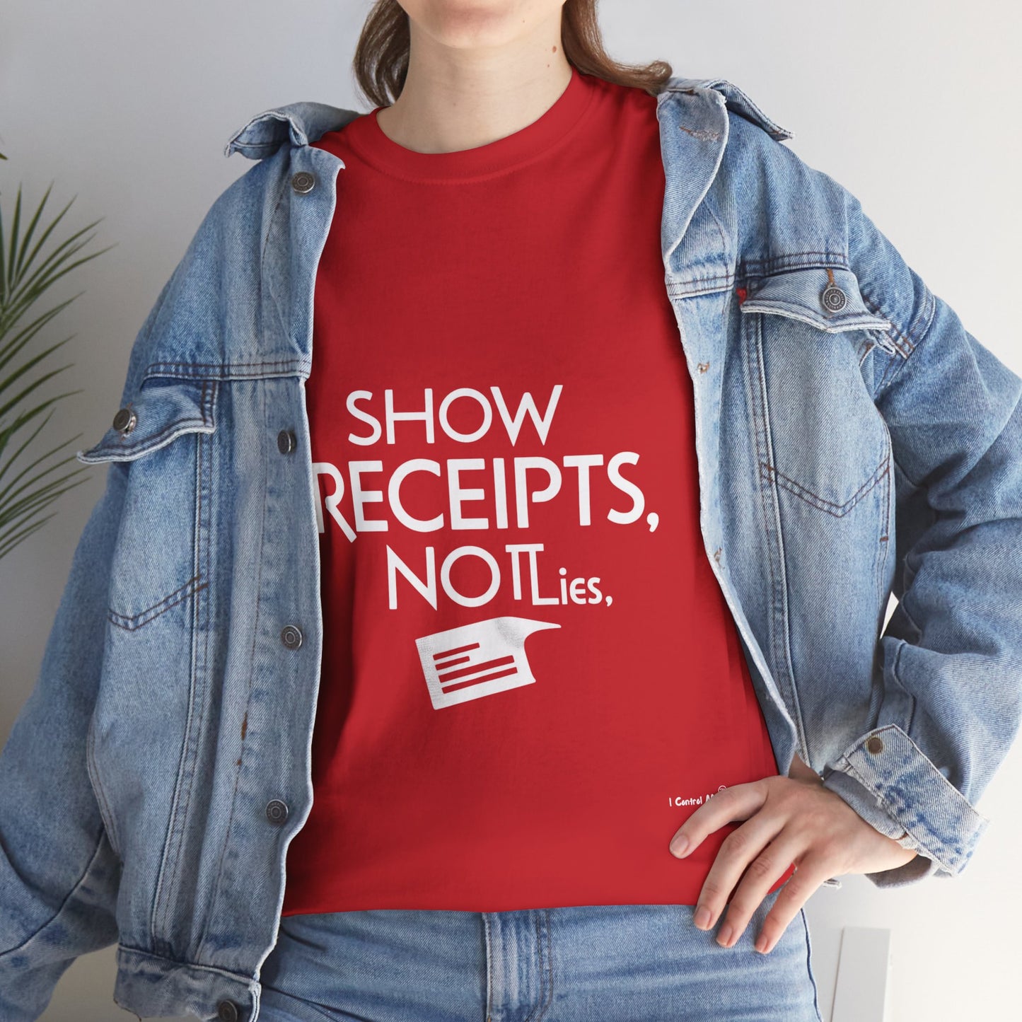 The Demand Transparency™ Graphic T-Shirt Collection: Design #001 by I Control Me™
