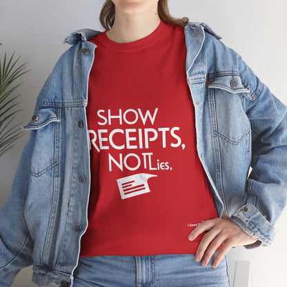 The Demand Transparency™ Graphic T-Shirt Collection: Design #001 by I Control Me™