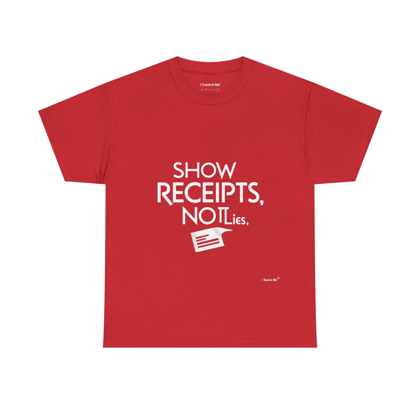 The Demand Transparency™ Graphic T-Shirt Collection: Design #001 by I Control Me™