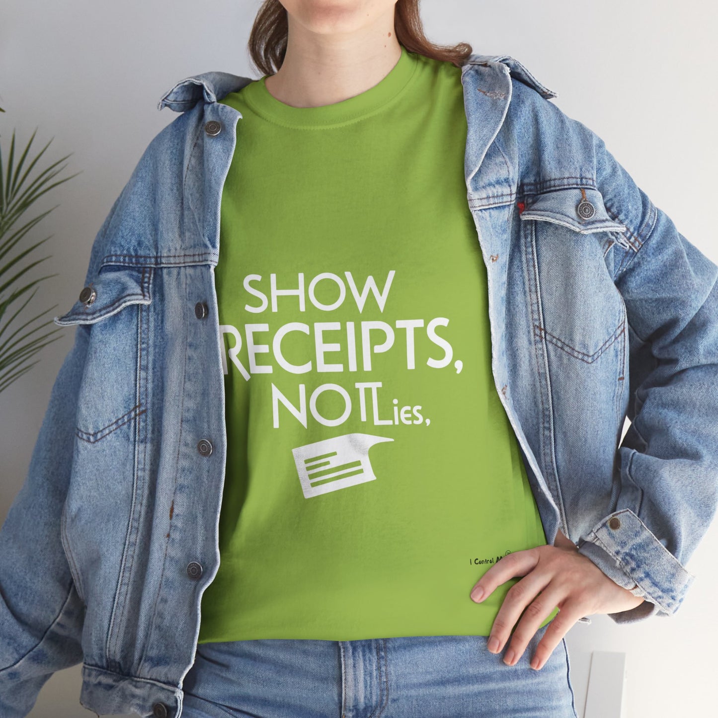 The Demand Transparency™ Graphic T-Shirt Collection: Design #001 by I Control Me™
