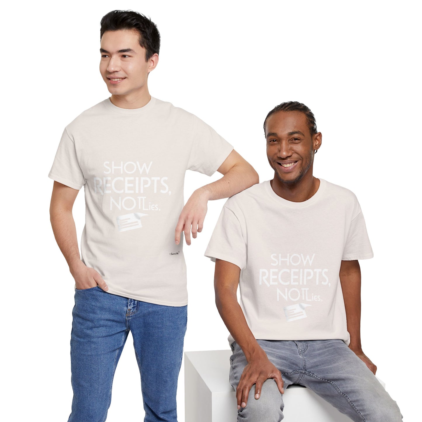 The Demand Transparency™ Graphic T-Shirt Collection: Design #001 by I Control Me™