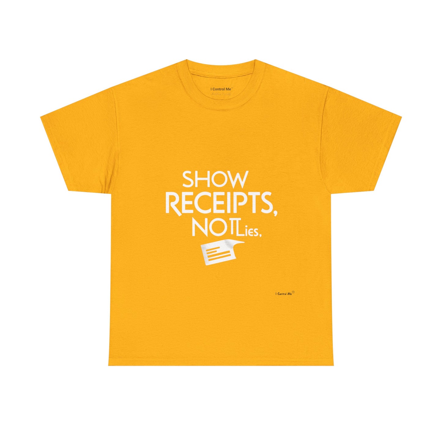 The Demand Transparency™ Graphic T-Shirt Collection: Design #001 by I Control Me™