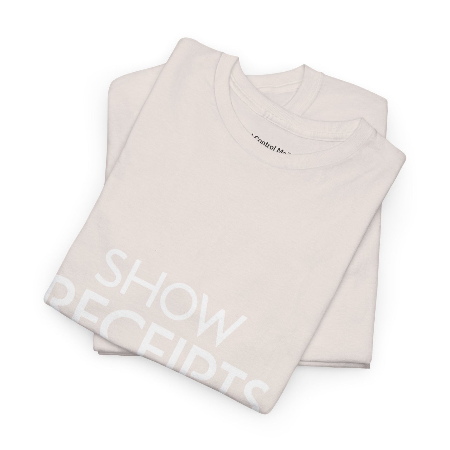 The Demand Transparency™ Graphic T-Shirt Collection: Design #001 by I Control Me™