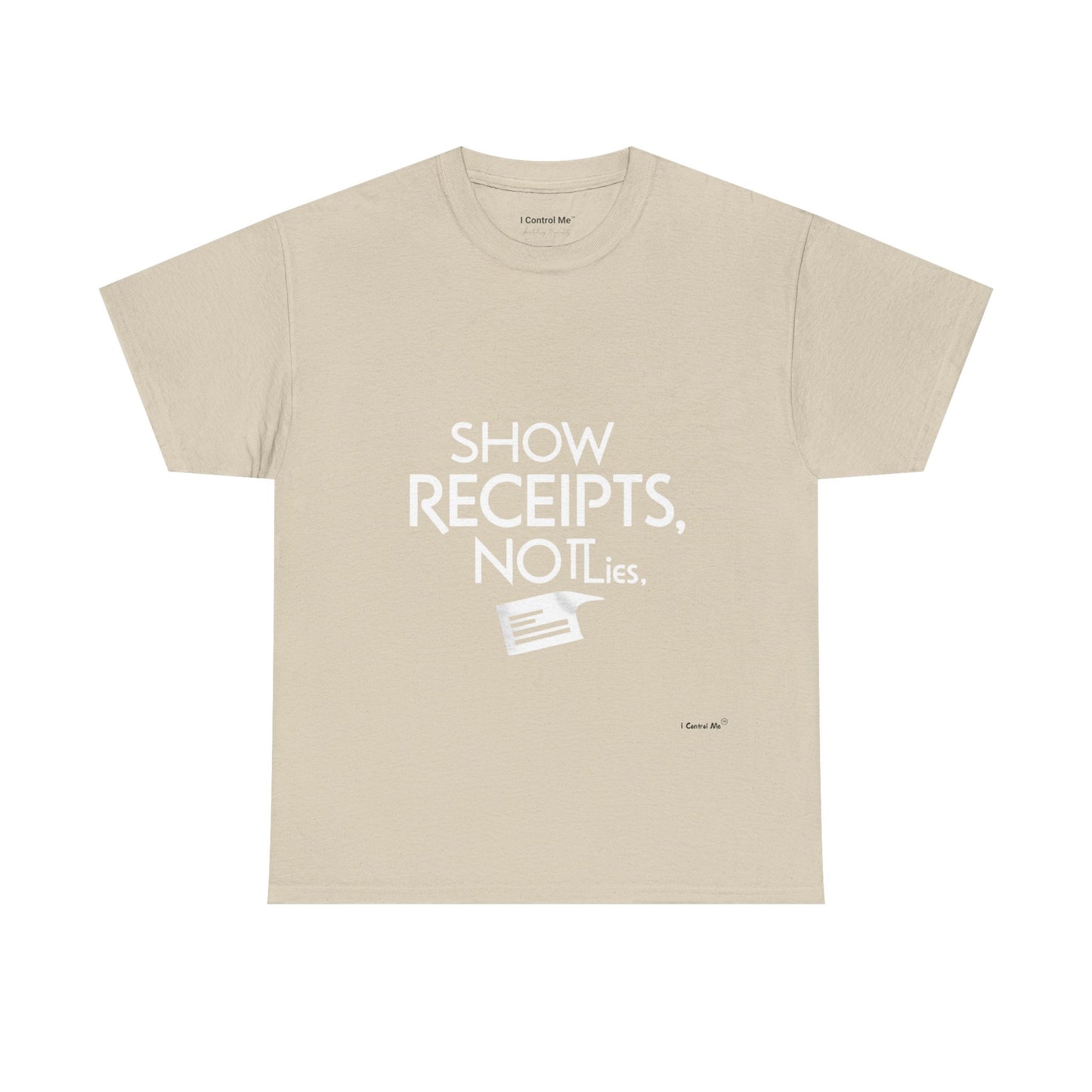 The Demand Transparency™ Graphic T-Shirt Collection: Design #001 by I Control Me™