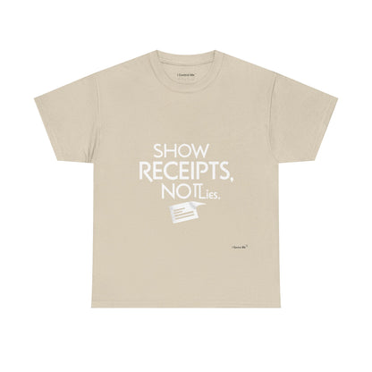 The Demand Transparency™ Graphic T-Shirt Collection: Design #001 by I Control Me™
