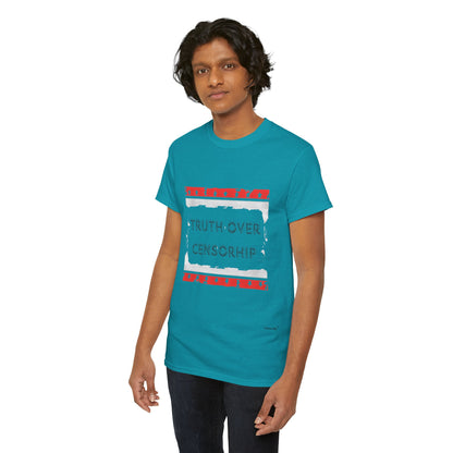 The Demand Transparency™ Graphic T-Shirt Collection: Design #002 by I Control Me™