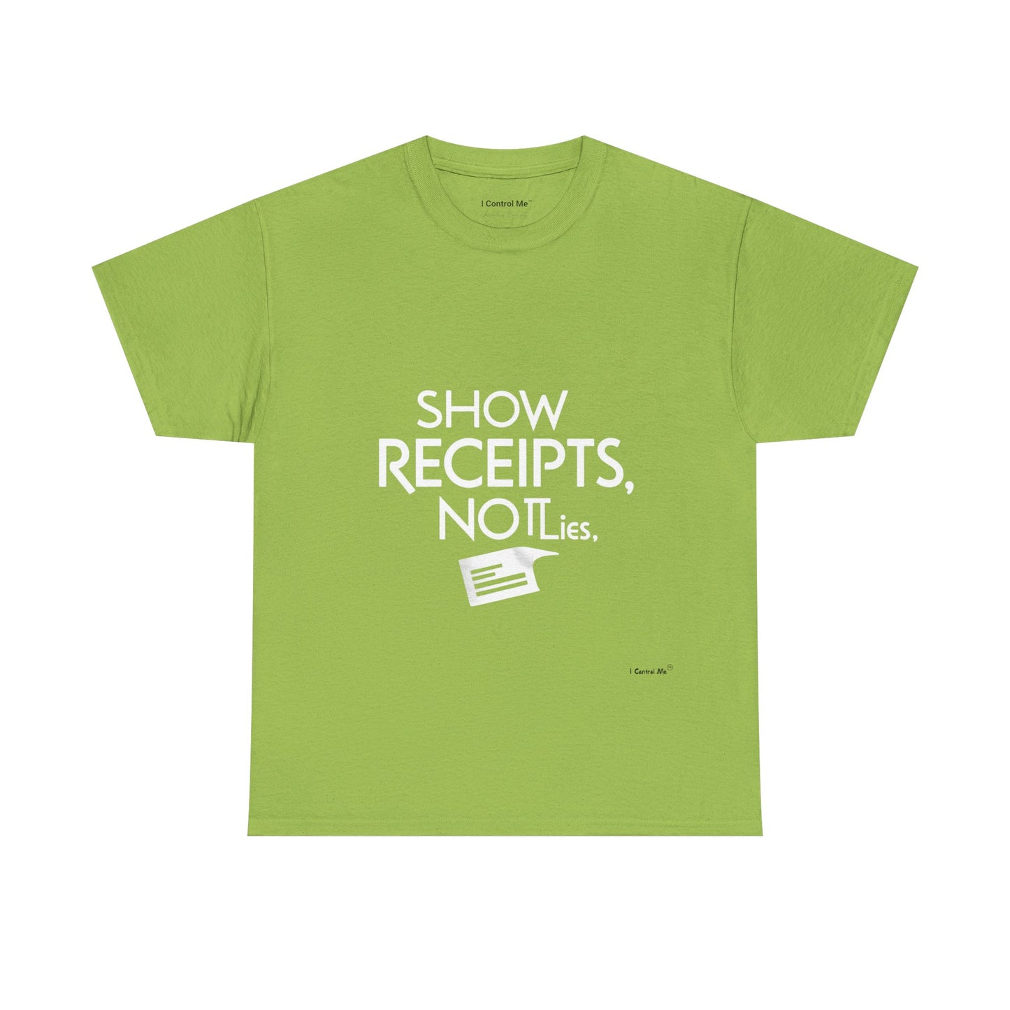 The Demand Transparency™ Graphic T-Shirt Collection: Design #001 by I Control Me™