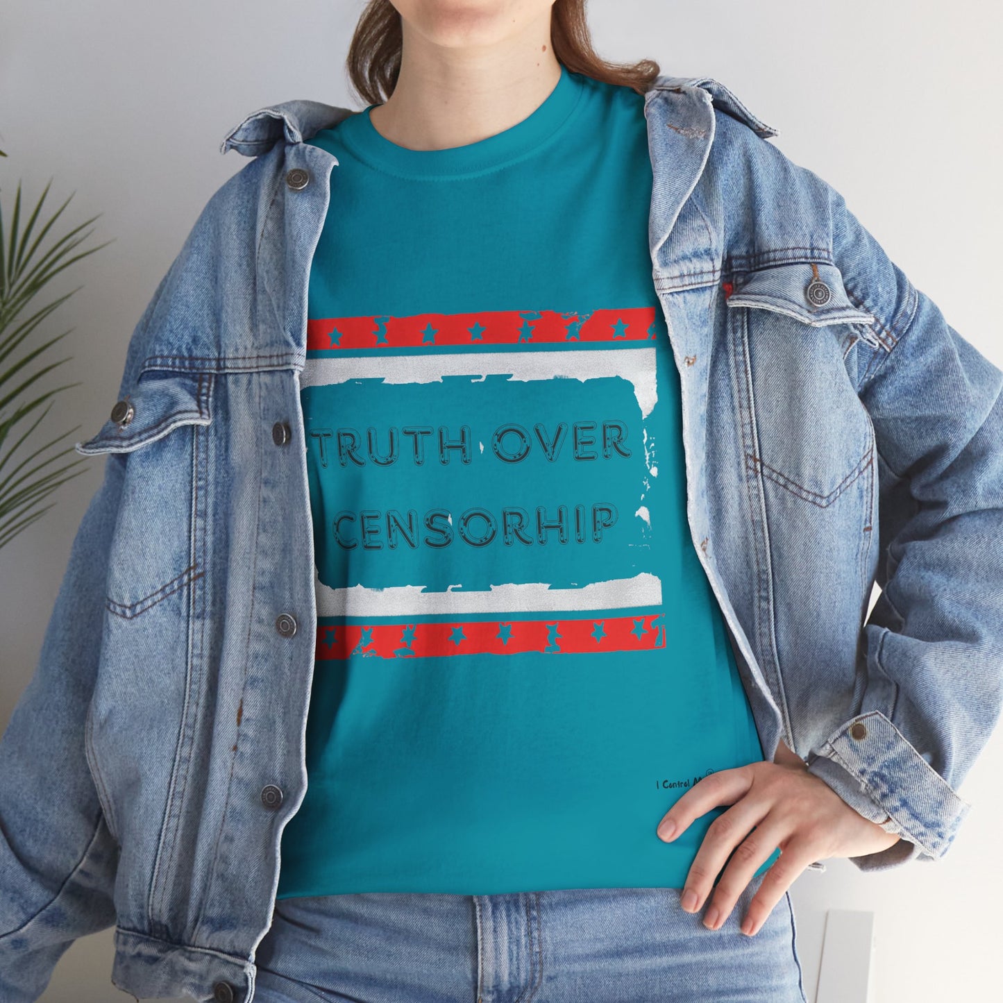 The Demand Transparency™ Graphic T-Shirt Collection: Design #002 by I Control Me™