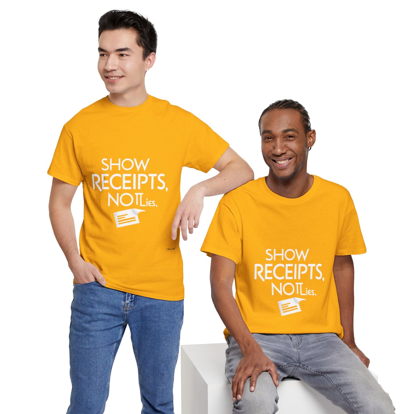 The Demand Transparency™ Graphic T-Shirt Collection: Design #001 by I Control Me™