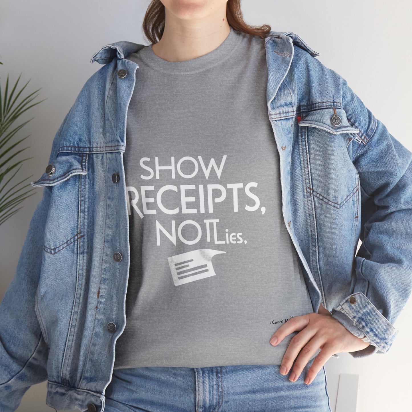 The Demand Transparency™ Graphic T-Shirt Collection: Design #001 by I Control Me™