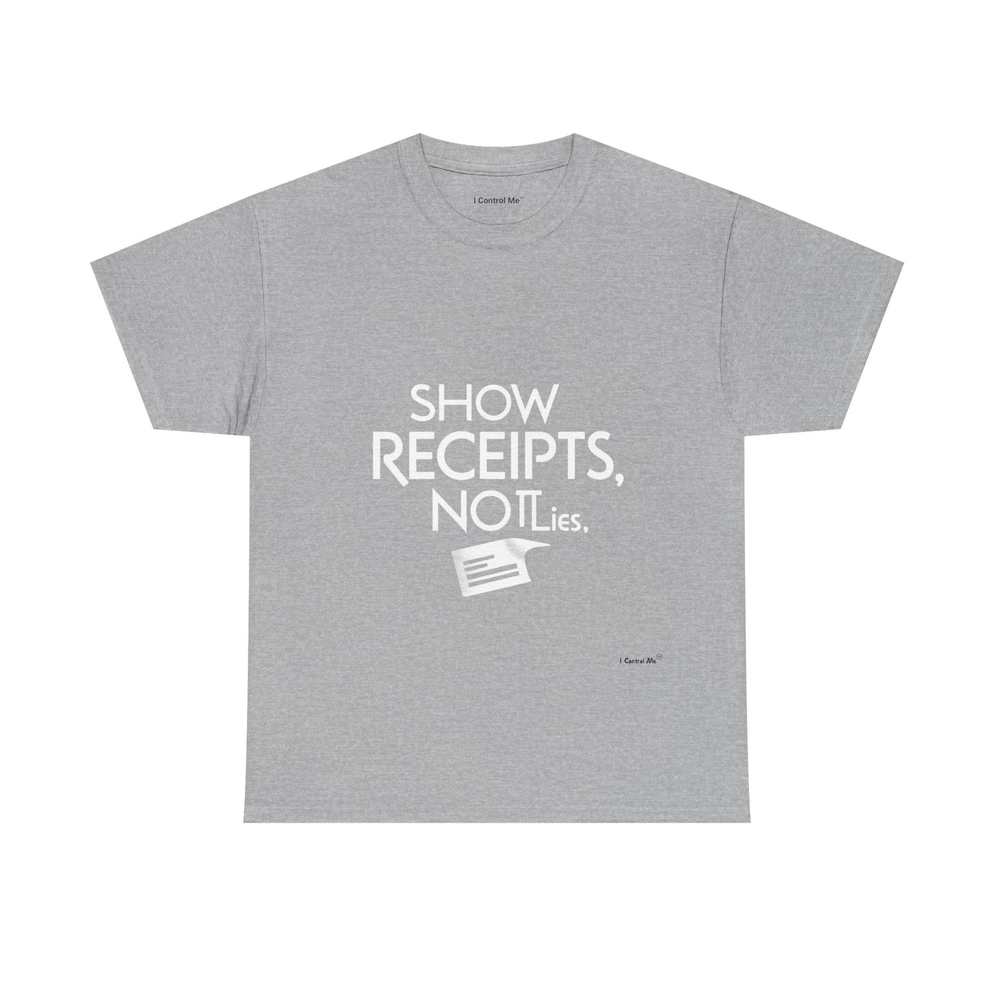The Demand Transparency™ Graphic T-Shirt Collection: Design #001 by I Control Me™