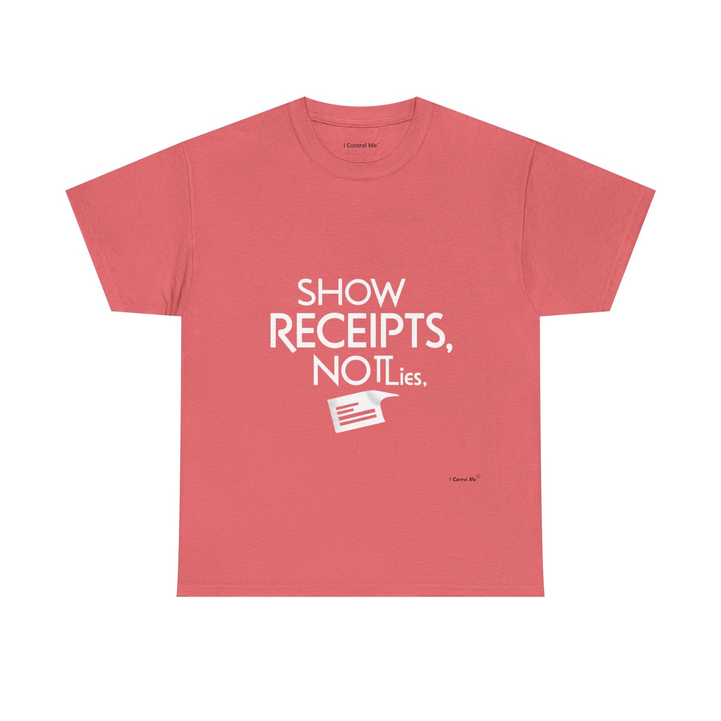 The Demand Transparency™ Graphic T-Shirt Collection: Design #001 by I Control Me™