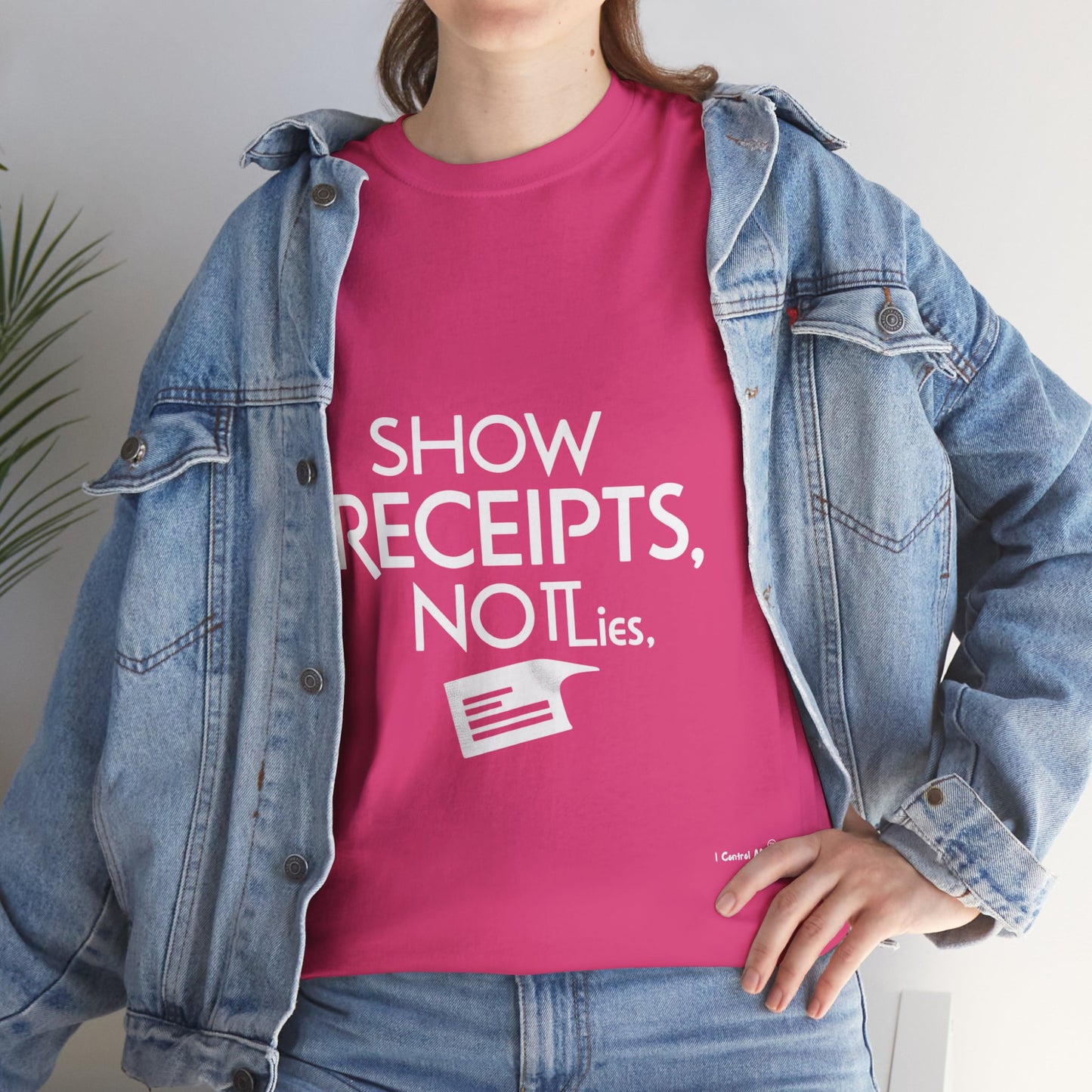 The Demand Transparency™ Graphic T-Shirt Collection: Design #001 by I Control Me™