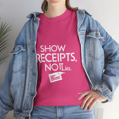 The Demand Transparency™ Graphic T-Shirt Collection: Design #001 by I Control Me™