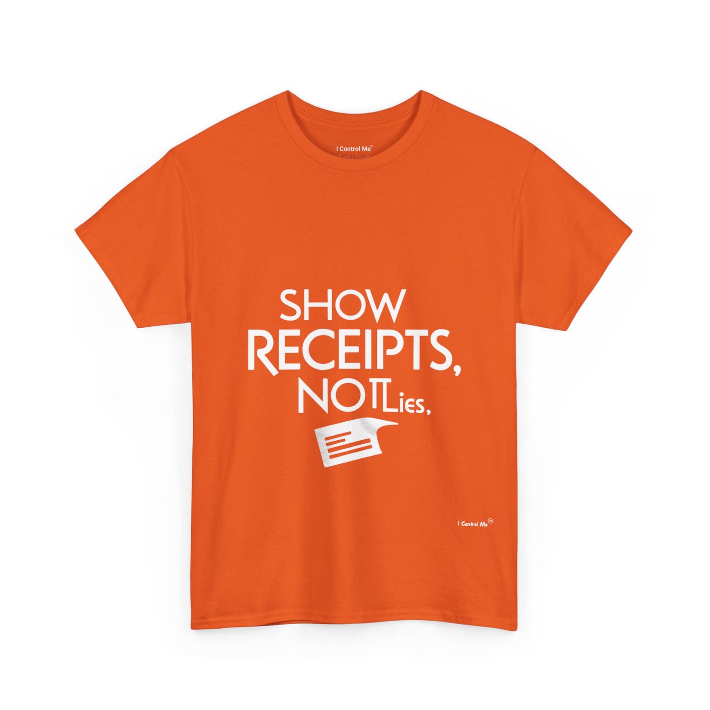The Demand Transparency™ Graphic T-Shirt Collection: Design #001 by I Control Me™
