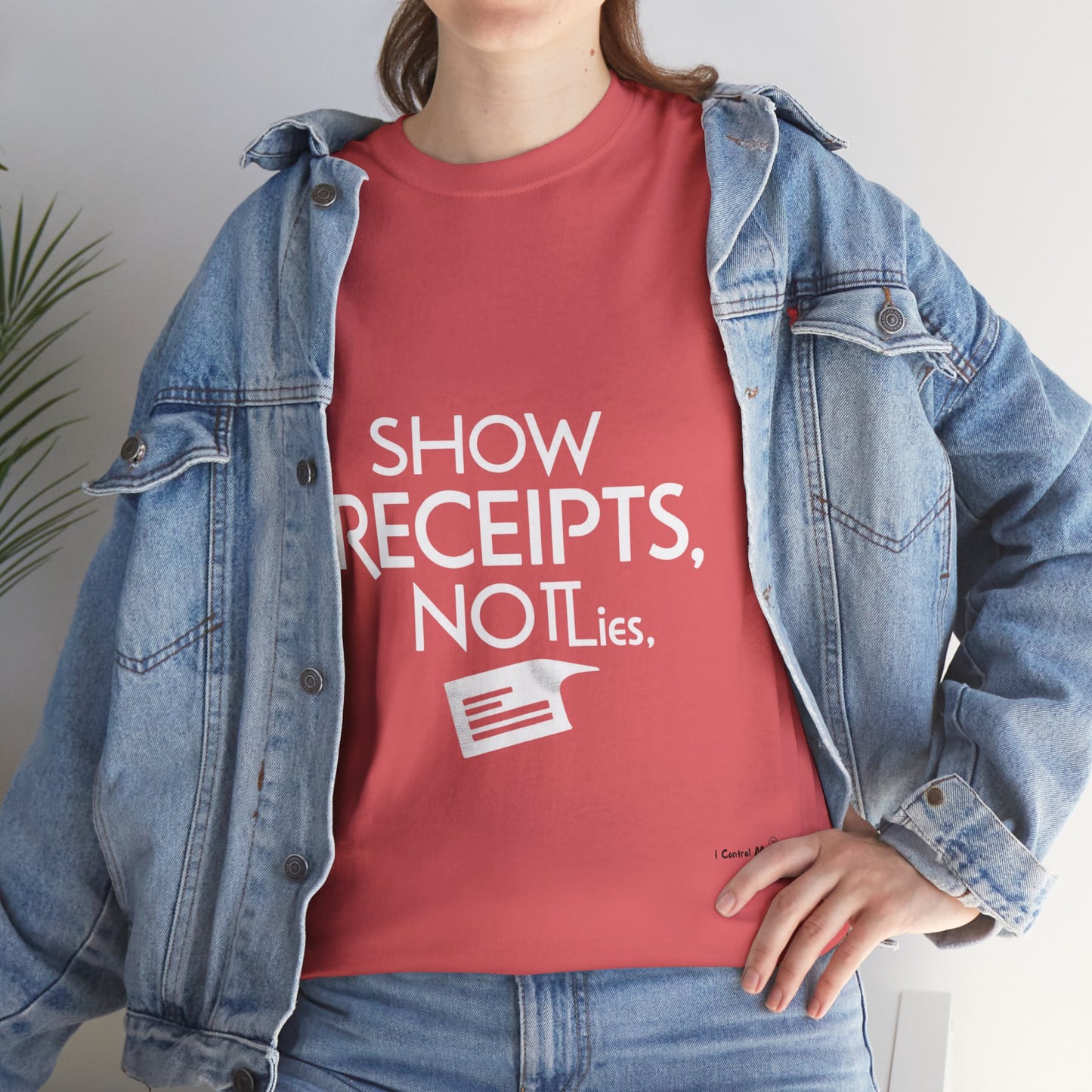 The Demand Transparency™ Graphic T-Shirt Collection: Design #001 by I Control Me™