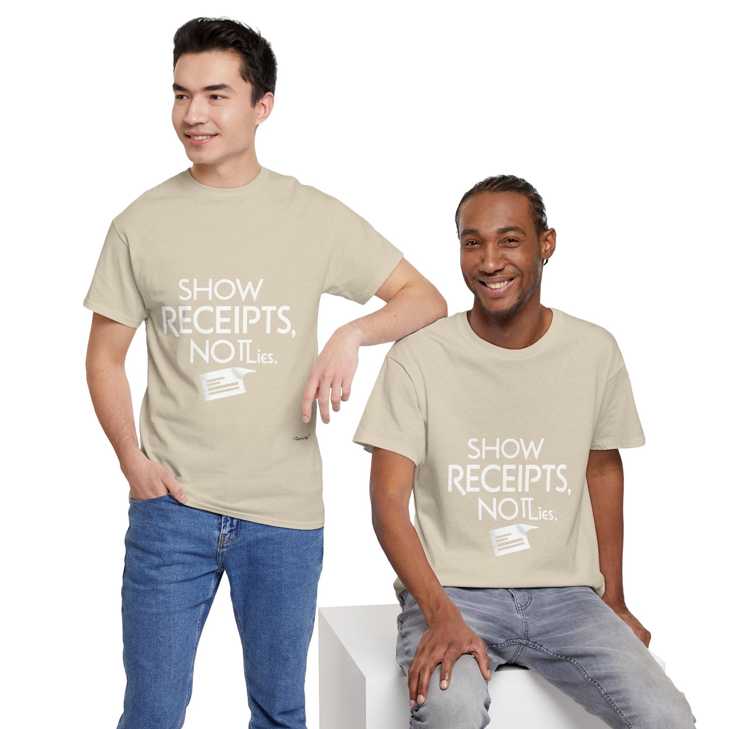 The Demand Transparency™ Graphic T-Shirt Collection: Design #001 by I Control Me™