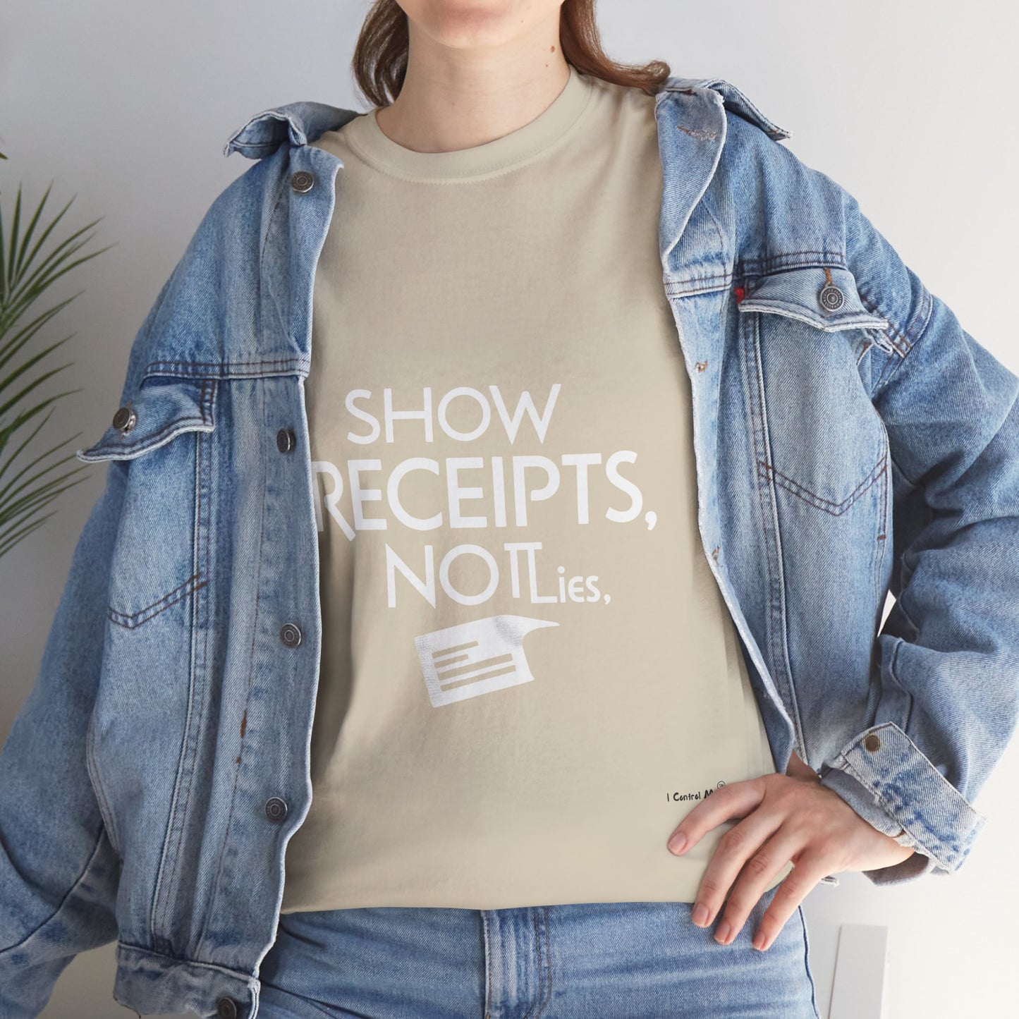 The Demand Transparency™ Graphic T-Shirt Collection: Design #001 by I Control Me™