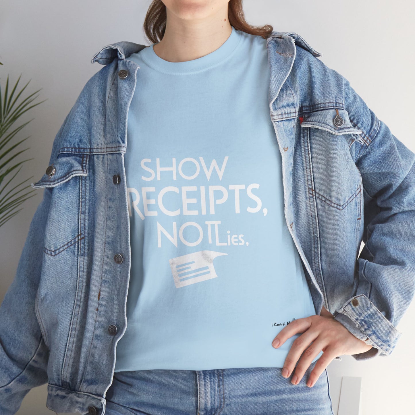 The Demand Transparency™ Graphic T-Shirt Collection: Design #001 by I Control Me™