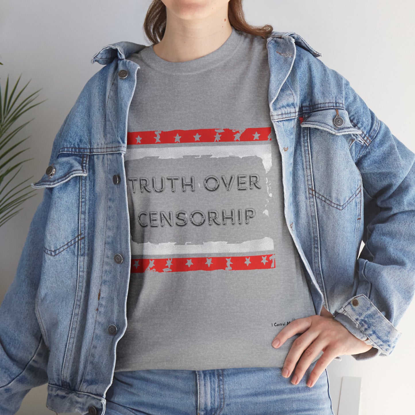 The Demand Transparency™ Graphic T-Shirt Collection: Design #002 by I Control Me™