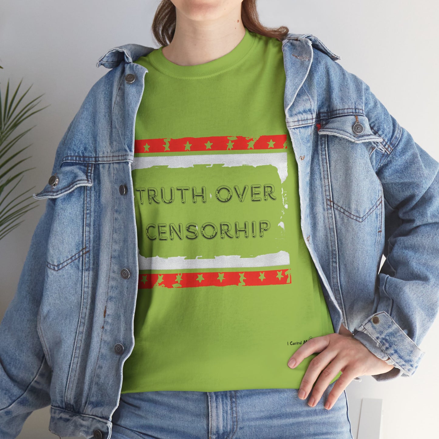The Demand Transparency™ Graphic T-Shirt Collection: Design #002 by I Control Me™