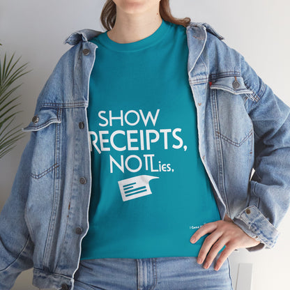 The Demand Transparency™ Graphic T-Shirt Collection: Design #001 by I Control Me™