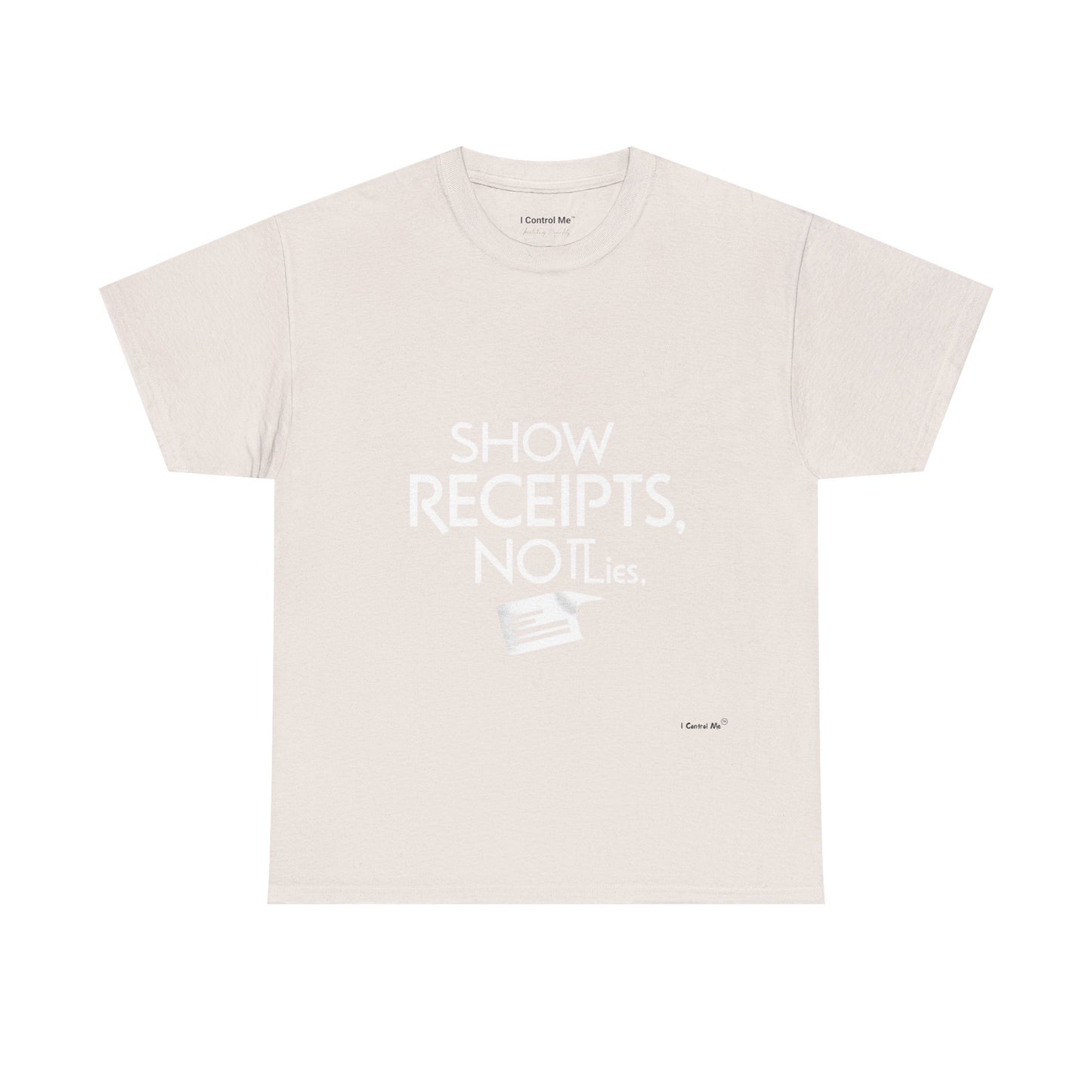 The Demand Transparency™ Graphic T-Shirt Collection: Design #001 by I Control Me™
