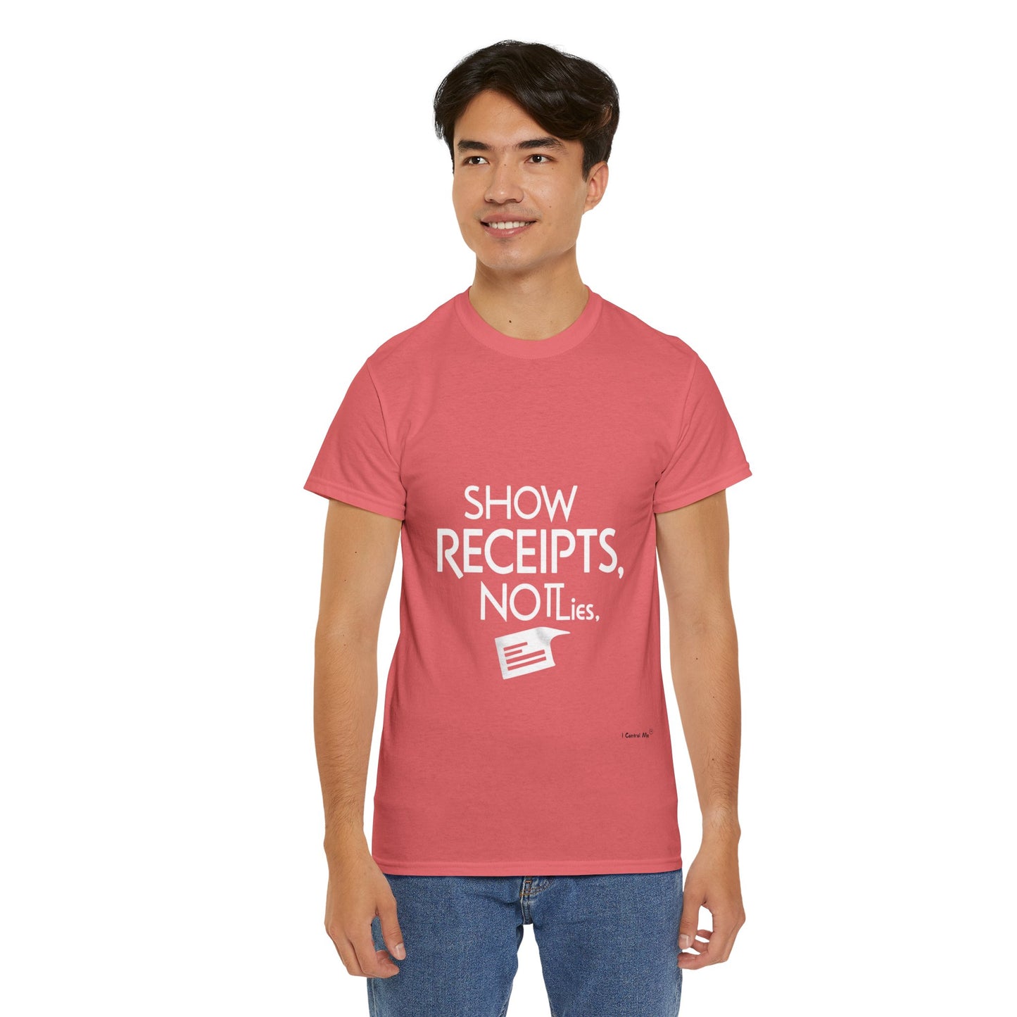 The Demand Transparency™ Graphic T-Shirt Collection: Design #001 by I Control Me™
